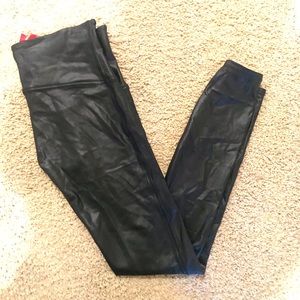 Spanx faux leather leggings